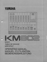 Yamaha KM802 El kitabı