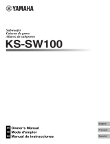 Yamaha KS-SW100 El kitabı