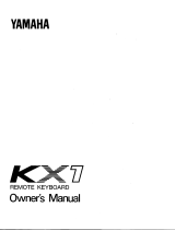 Yamaha KX-10 El kitabı