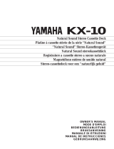 Yamaha KX-500 Kullanım kılavuzu