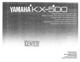Yamaha KX-500A El kitabı