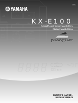 Yamaha KX-E100 Kullanım kılavuzu
