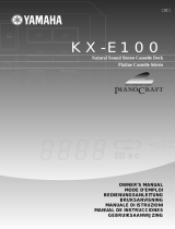 Yamaha KX-E100 El kitabı