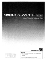 Yamaha KX-W262 El kitabı