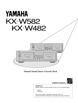 Yamaha KX-W482 El kitabı