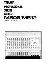 Yamaha M512 El kitabı