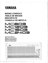 Yamaha MC1603 Kullanım kılavuzu