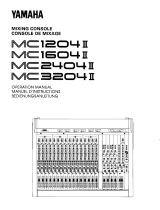 Yamaha MC2404II El kitabı