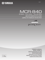 Yamaha MCR-840 El kitabı