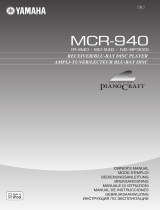 Yamaha MCR-940 El kitabı