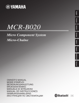 Yamaha MCR-B020 El kitabı