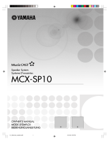 Yamaha MCX-SP10 El kitabı
