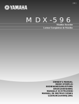 Yamaha MDX-596 El kitabı