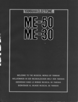 Yamaha ME-50 El kitabı
