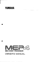 Yamaha MEP4 El kitabı