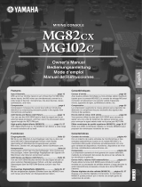 Yamaha MG82CX El kitabı