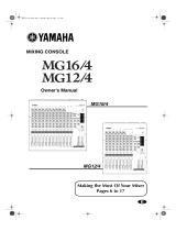 Yamaha MG12/4 Kullanım kılavuzu