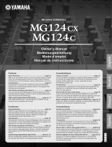 Yamaha mg124c compact mengpaneel met 12 kanalen Kullanım kılavuzu