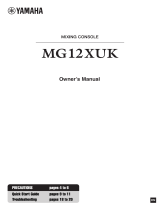 Yamaha MG12XUK El kitabı