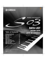 Yamaha S03SL Veri Sayfası