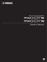Yamaha MOXF Kullanım kılavuzu