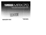 Yamaha MRX-70 El kitabı