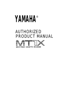 Yamaha MT1X El kitabı
