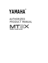 Yamaha MT2X El kitabı