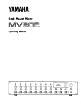 Yamaha MV802 El kitabı