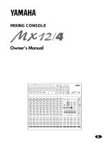 Yamaha MX12/4 El kitabı
