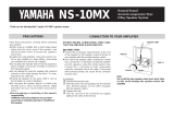 Yamaha NS-10MX Kullanım kılavuzu