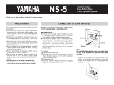 Yamaha NS-5 El kitabı