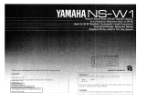 Yamaha NS-W1 El kitabı