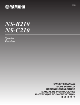 Yamaha NS-C210 El kitabı