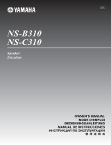 Yamaha NS-C310 El kitabı