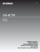 Yamaha NS-B750 El kitabı