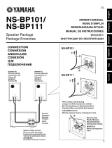 Yamaha NS-BP111 El kitabı