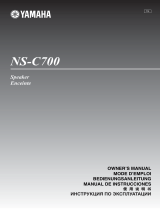 Yamaha NS-C700 El kitabı