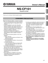 Yamaha NS-CF101 El kitabı