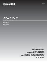 Yamaha NS-F210 El kitabı