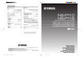 Yamaha NS-P116 El kitabı