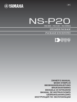 Yamaha NS-P20 El kitabı