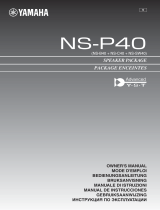 Yamaha NS-P40 El kitabı