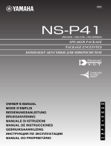 Yamaha NS-P41 El kitabı