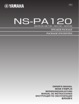Yamaha NS-PA120 El kitabı