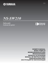 Yamaha NS-SW210 El kitabı