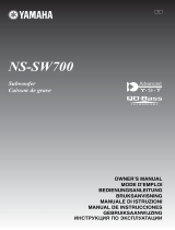 Yamaha NS-SW700 El kitabı