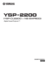 Yamaha YSP-2200BL Kullanım kılavuzu