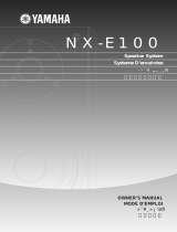 Yamaha NX-E100 El kitabı