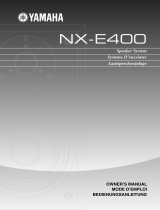 Yamaha RX-E400 El kitabı